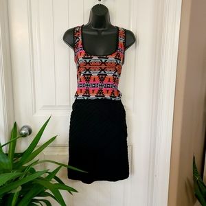 Sz L Grayling Aztec print dress